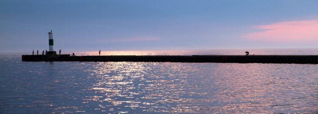 Fishing from the Pier