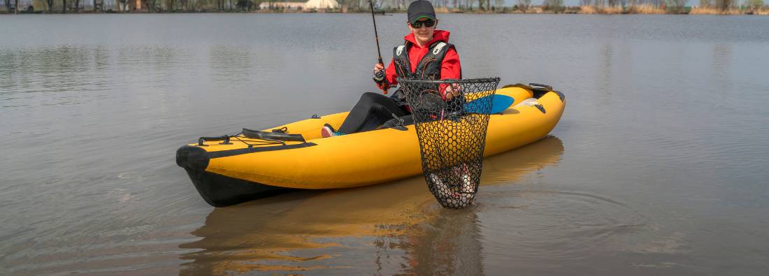 Inflatable fishing kayaks