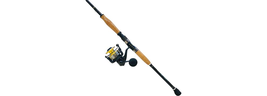 EatMyTackle Dolphin Dominator Saltwater Spinning Rod and Reel